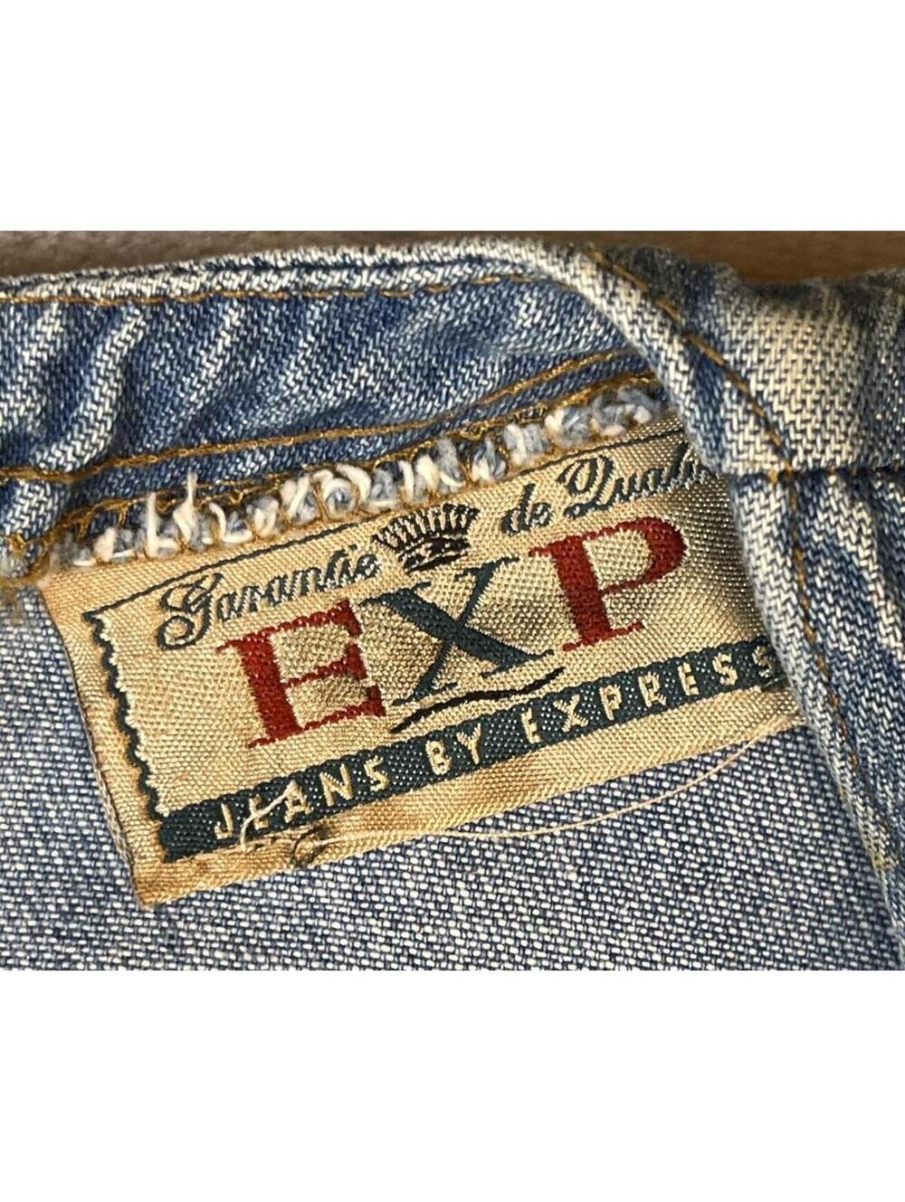 Vintage Denim Button-Front Midi Dress by Express Jeans 9/10- Late 80s-Early 90s - Picture 2 of 10